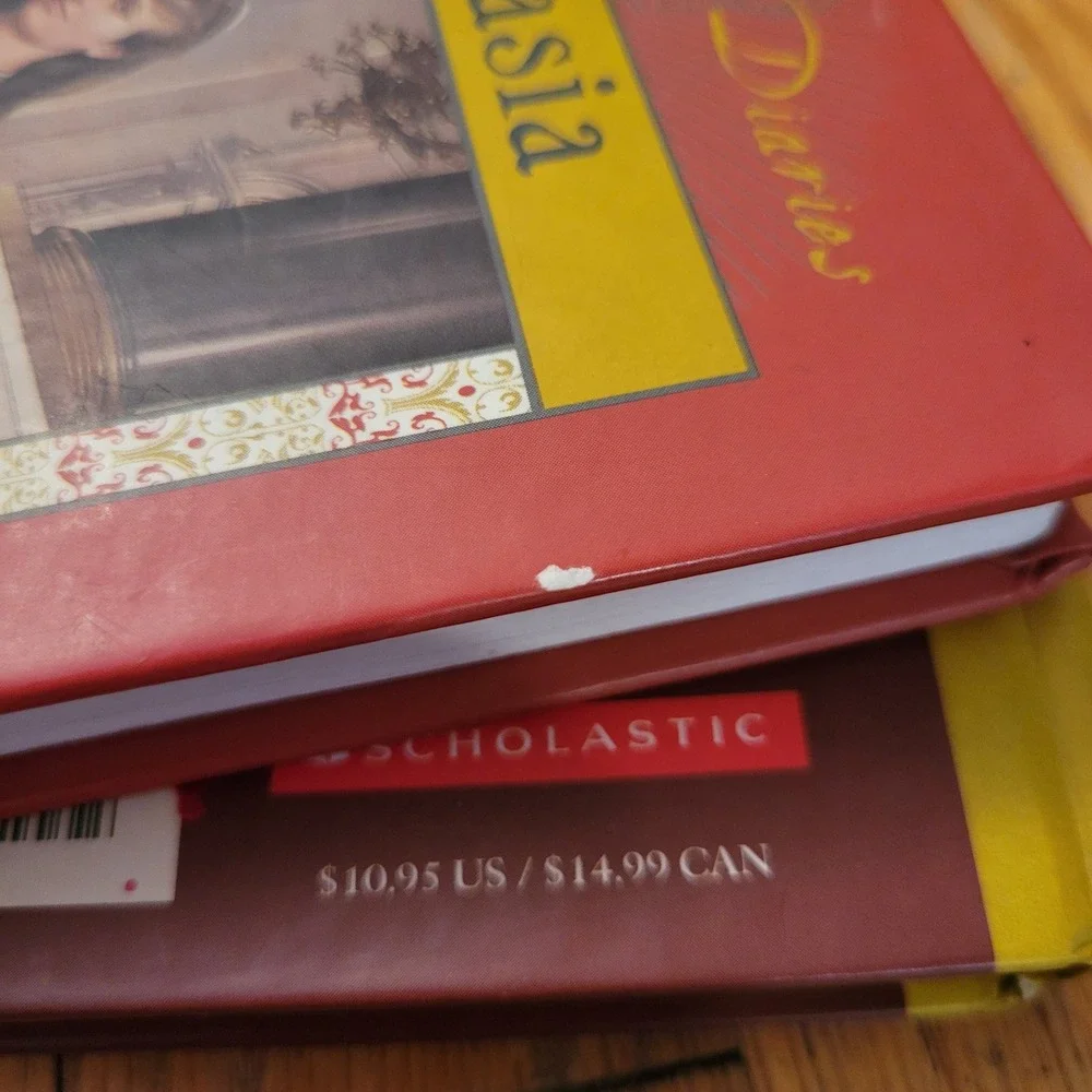 Scholastic Royal Diaries Hardcover Lot Anastasia Elizabeth I Historical Fiction